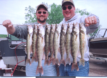 South Dakota walleye fishing may 2003