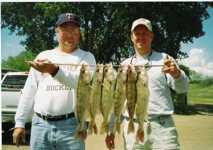 Identical Twin Brothers Fish with SD Walleye  Charters!