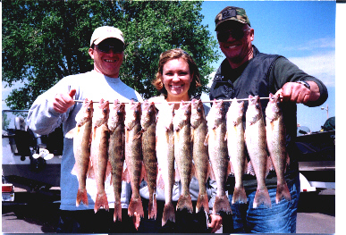 Walleye Fishing Charters in South Dakota